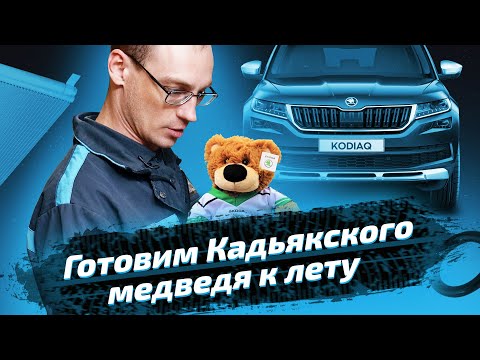 Видео: Замена радиатора кондиционера на Skoda Kodiaq