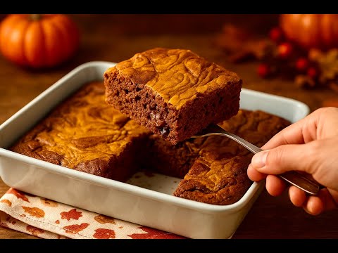 Видео: Тыквенные брауни с корицей, которые вас удивят!