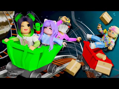 Видео: САМЫЙ СЛОЖНЫЙ КАРТ РАЙД В КОСМОСЕ! Roblox Cart Ride Delivery Service