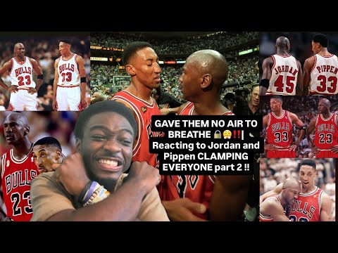 Видео: НЕ ДАЛ ИМ ВОЗДУХА ДЫШАТЬ!! | Реакция на то, что Джордан и Пиппен ЗАЖИМАЮТ ВСЕХ, часть 2!