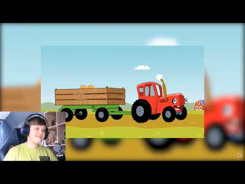 Видео: Синий Трактор Алкаш - Обзор на Позор | Реакция