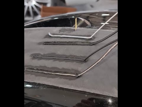 Видео: Ввариваю в бампер пластиковые стяжки и пластиковые прутки для сварки пластика. Смотрим результат!