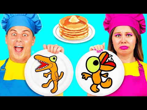 Видео: Творческий Челлендж с Блинчиками | Простые Кулинарные Рецепты от Fun Tun