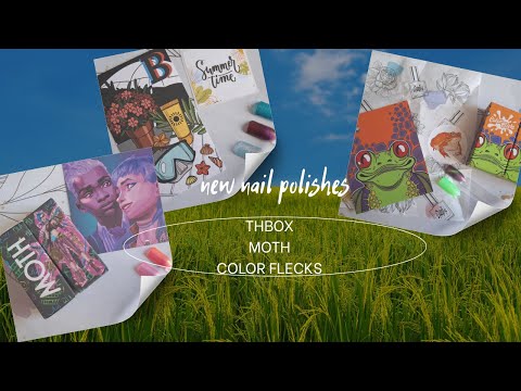 Видео: Новинки в лаковой коллекции: Moth, Color Flecks, THBox 💅