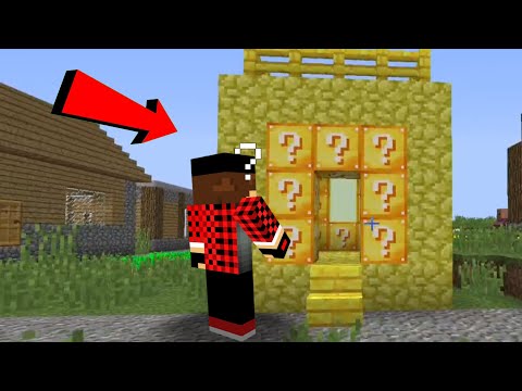 Видео: Что это за дом из ЛАКИ БЛОКОВ? | @Minecrafter_743