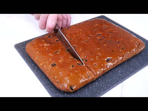 Видео: Кофейный пирог с черносливом, грецким орехом и мёдом. И даже миксер не нужен!