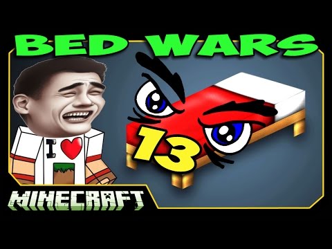 Видео: ч.13 Bed Wars Minecraft - Супер Нинзя!
