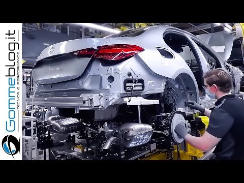 Видео: Mercedes C-Class 2024 - Процесс производства автомобиля + сборка