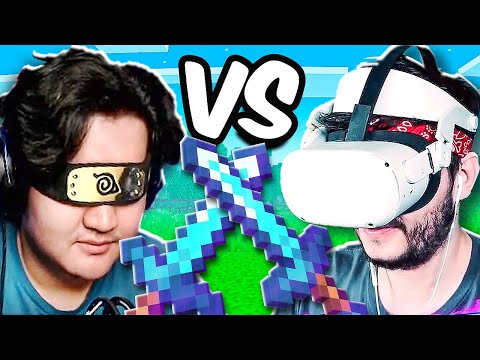 Видео: Дуэль ВСЛЕПУЮ на нашем сервере в Майнкрафт (Minecraft)