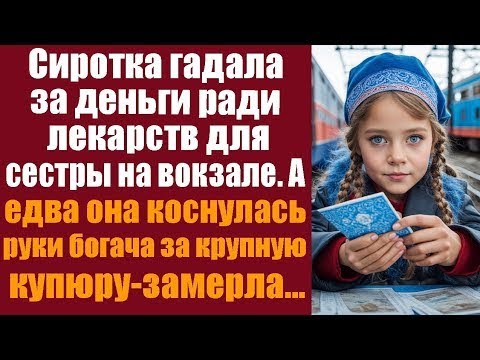 Видео: Сиротка гадала за деньги ради лекарств для сестры на вокзале. А едва коснулась руки богача...