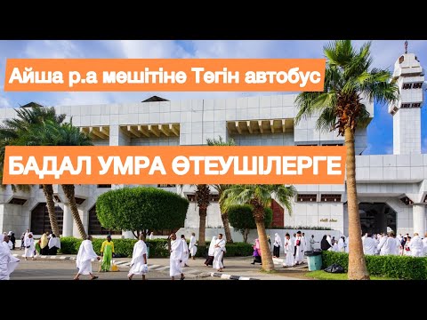 Видео: Умра. Айша р.а анамыздың мешітіне автобуспен бару. Қажылыққа дайындық.