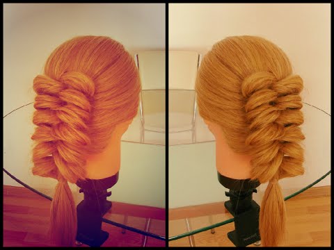 Видео: Трёхпрядная коса, новый вариант. Видео-урок.