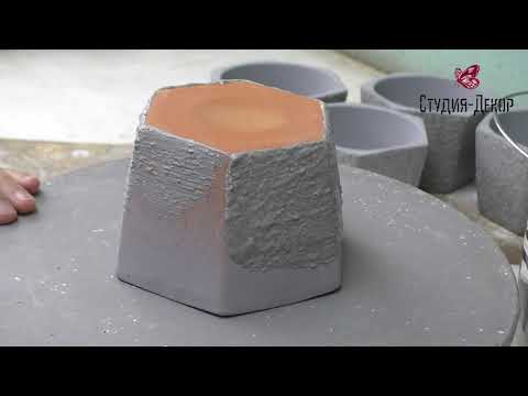 Видео: Процесс производства цветочных горшков и кашпо из керамики. ООО "Студия-Декор"