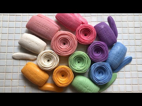 Видео: ASMR cutting wet tiny cubes , breaking roses/ АСМР влажные кубики на Palmolive, ломаю мыльные розы