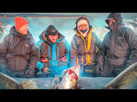 Видео: ЖАДНЫЕ КАМСКИЕ ЗИМНИЕ СУДАКИ | Чуланов с Вероникой в Казани в гостях у Андрея Ферафонтова