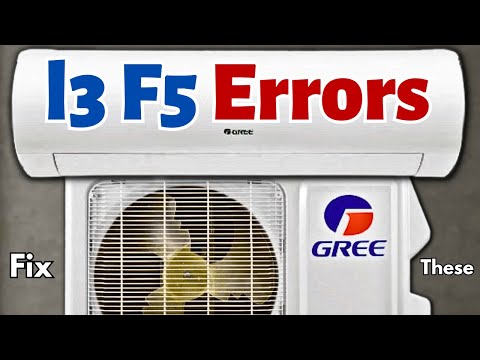 Видео: Как легко исправить коды ошибок L3 и F5 кондиционера Gree Split