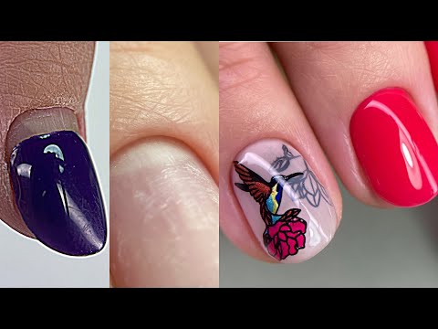 Видео: Дизайн на короткие ногти💅 Чистый маникюр💅 Секрет идеальной носки😍 Реверсивный стемпинг