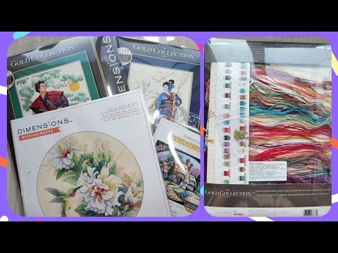 Видео: Ура, перевыпуск Dimensions приехал 🥰😍💃#вышивкакрестиком #crossstitch #dimensions