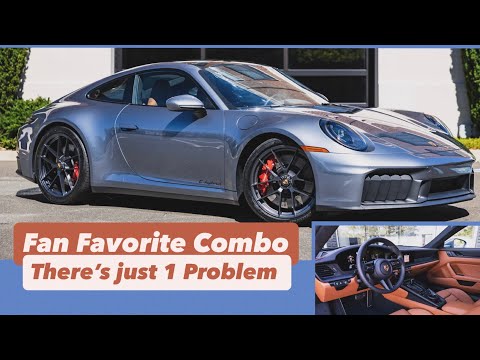 Видео: Новый 911 Carrera GTS Hybrid Vanadium Grey 2026 года | Гринвич, Коннектикут