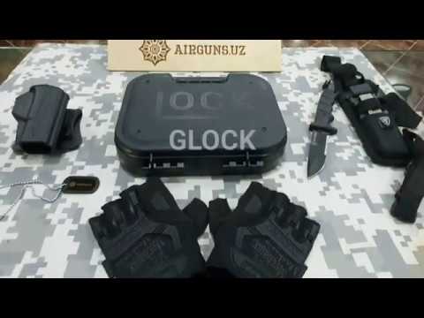 Видео: Обзор Review UMAREX GLOCK 17 CO2 Pistol Cal 4,5mm