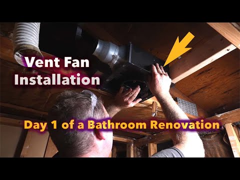 Видео: Установка вентиляции в ванной | День 1 ремонта ванной комнаты | ПЛАНИРУЙ, УЧИСЬ, СТРОЙ