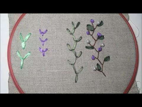 Видео: Шов Мушка или как просто вышить цветок / The seam of a Fly or how to embroider a flower