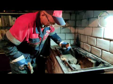 Видео: Ремонт и чистка печи с заменой духовки и колосников.