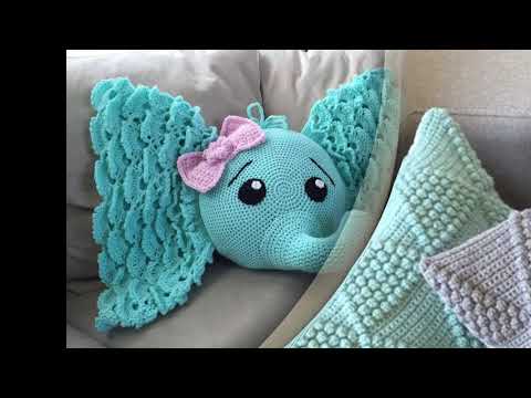 Видео: Уютный дом. Вязанные подушки. Идеи ручной работы.