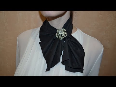 Видео: DIY Шьем аксессуары. Шарф франтон или Французская косынка