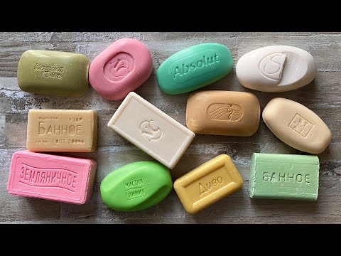 Видео: ASMR Soap cutting | Soap Carving|Резка мыла  | ASMR