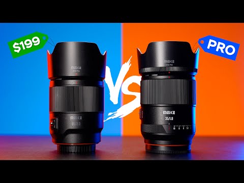 Видео: Дешевый Объектив vs Дорого! В Чём Разница? Meike 35mm f1.8 Pro Обзор