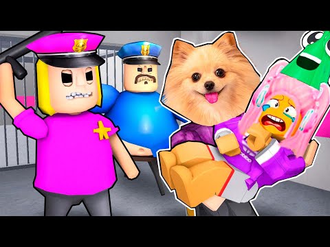 Видео: ПОБЕГ ОТ ЛЮБИМКИ ВОНЮЧКИ БАРРИ В ROBLOX