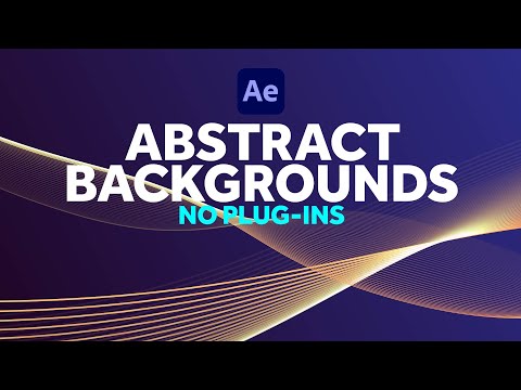 Видео: Абстрактная анимация фона в After Effects | Учебное пособие