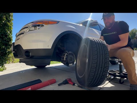 Видео: Замена внутренней и внешней рулевой тяги Ford Explorer 2011-2019