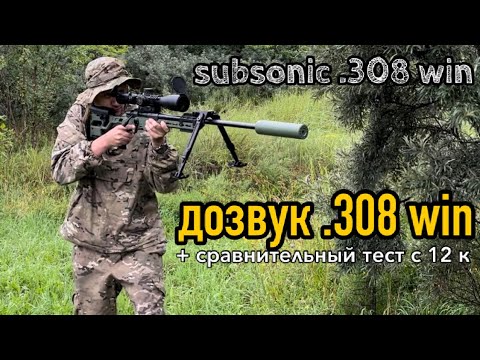 Видео: SUBSONIC/ДОЗВУК .308win