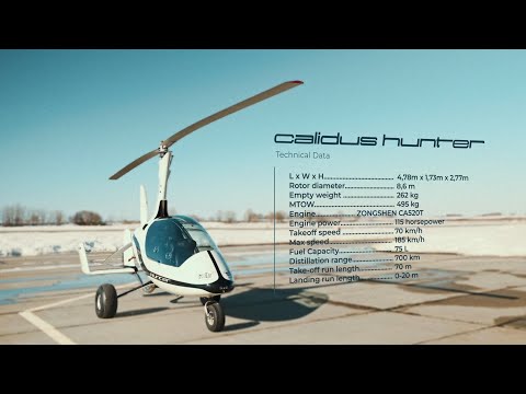 Видео: Автожир Calidus Hunter