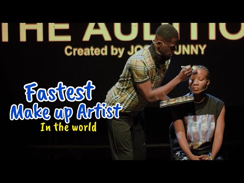 Видео: Самый быстрый визажист в мире