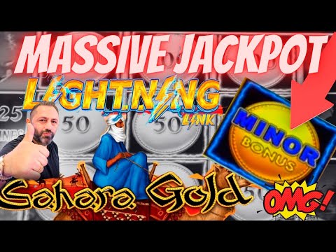 Видео: Ого, БЕЗУМНО ОГРОМНЫЕ ДЖЕКПОТЫ НА SAHARA GOLD!!!