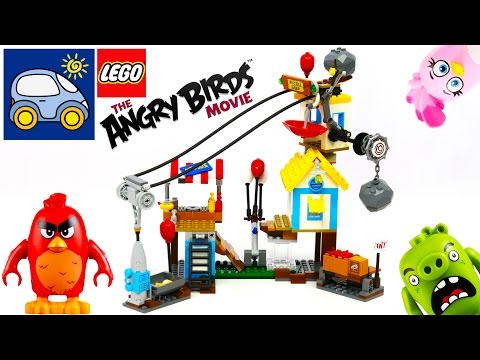 Видео: Илья и папа устроили Разгром Свинограда с Lego Angry Birds 75824