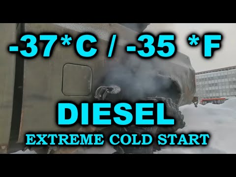 Видео: [SEASON 2] EXTREME DIESEL COLD START compilation | -37*C | s.2 ep.2 | Запуск дизеля в мороз -37