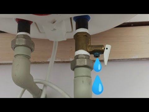 Видео: ✅Для этого не нужно сливать воду из бойлера | Замена предохранительного клапана