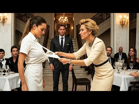 Видео: «Высокомерная женщина ПОРВАЛА платье, думая, что перед ней официантка… но её МИЛЛИОНЕР-МУЖ всё УВИДЕ
