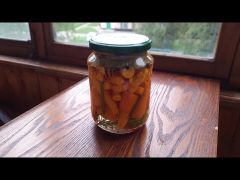 Видео: морковка маринованная, отличная закуска!