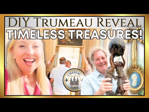 Видео: Будет ли это работать? ПРЕКРАСНОЕ РАСКРЫТИЕ: зеркало Chateau DIY Trumeau, настенные светильники W...
