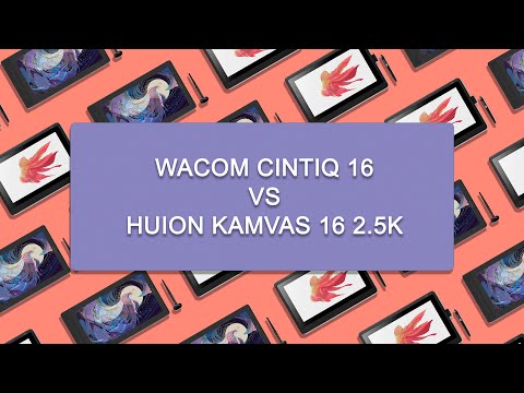Видео: Wacom Cintiq 16 vs Huion Kamvas 16 2.5k для 3d-художника.