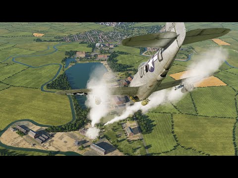 Видео: DCS P-47D-40 "Thunderbolt". Применение вооружения.