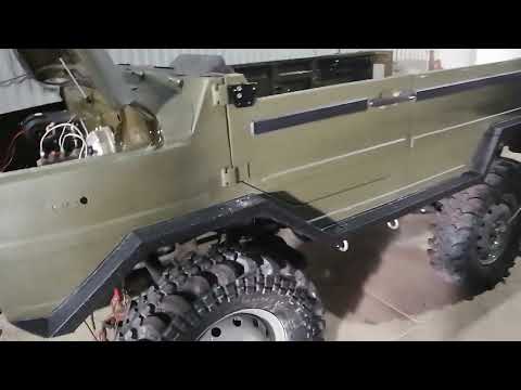 Видео: ЛуАЗ ч.10. покраска ЛуАЗ в Раптор. Центральная подкачка шин, сигнализация на ЛуАЗ, корзина канистры.