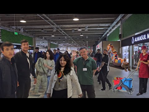 Видео: прогулка по Grand Park в городе Алматы, Казахстан #walkingtour
