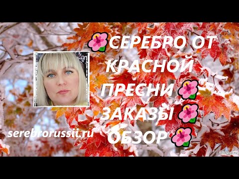 Видео: 🌺СЕРЕБРО ОТ КРАСНОЙ ПРЕСНИ🌺 ЗАКАЗЫ🌺ОБЗОР🌺(Jewellery Silver)🌺