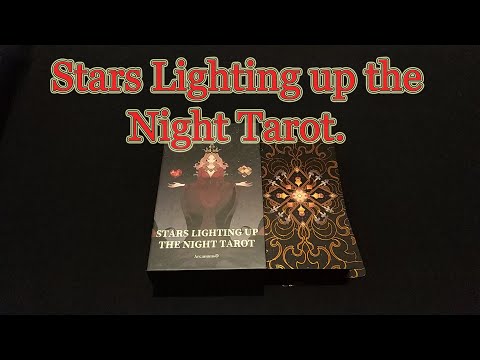 Видео: Stars Lighting up the Night Tarot. Обзор и совет Вам. Тёмная колода. Звезды освещают ночь.